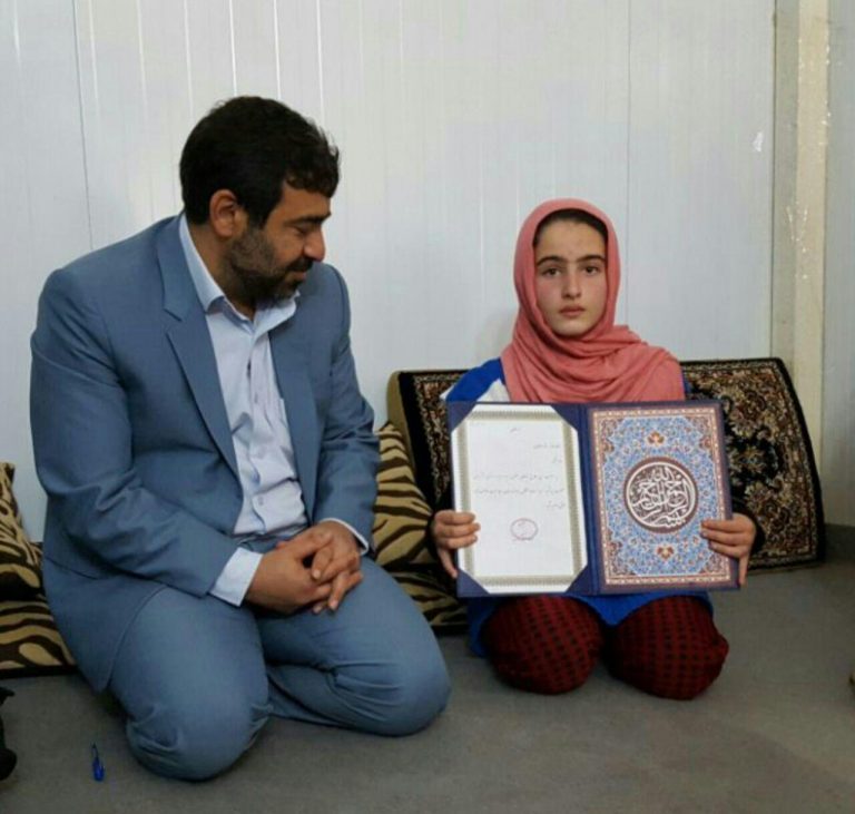 جوانترین دهیار ایران یک دختر یازده ساله