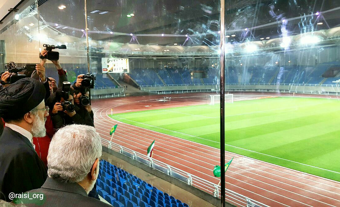 استادیوم مدرن مجموعه ورزشی امام رضا(ع) افتتاح شد