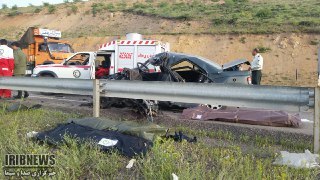 سه کشته در برخورد سه خودرو در آذربایجان شرقی