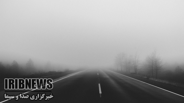 برخی محورهای استان  زنجان مه آلود