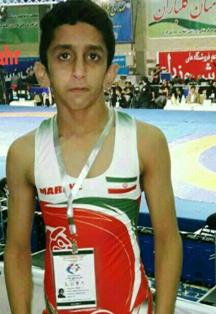 مدال طلای یک بابلسری در مسابقات کشتی آزاد بین المللی جام کودک