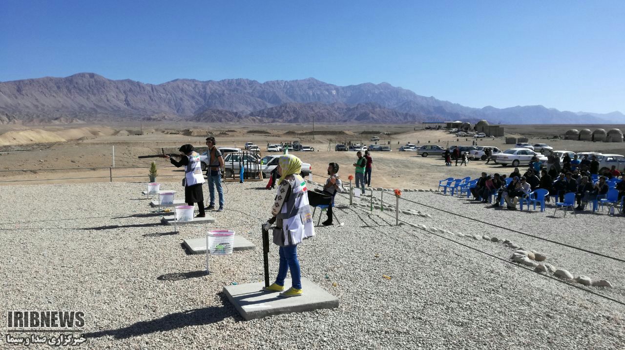 اولین دوره رقابتهای تیراندازی به اهداف پروازی قهرمانی خراسان جنوبی در طبس