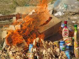 معدوم کردن 43 تن مواد غذایی فاسد در خراسان رضوی