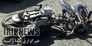 جان باختن راکب موتور در طارم