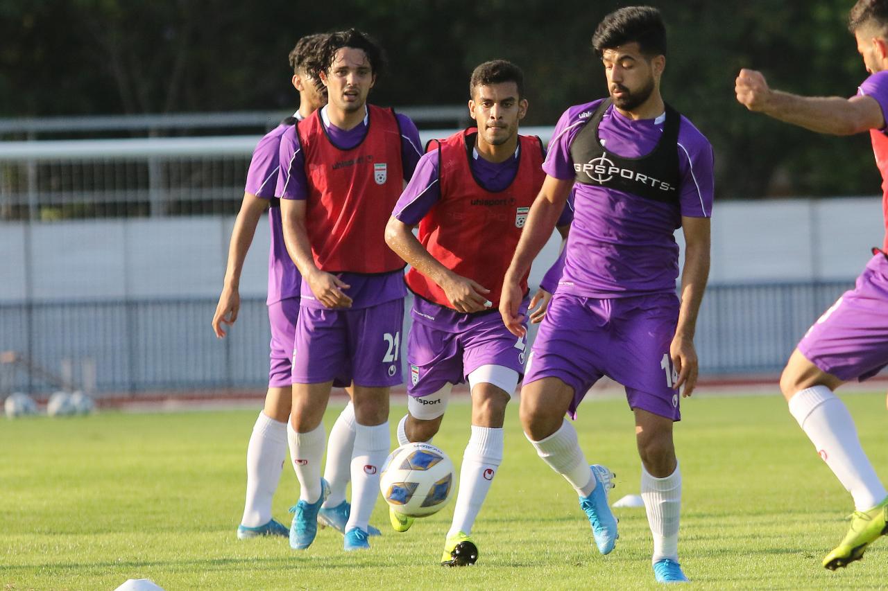 تمرین پرفشار تیم امید در حضور نمایندگان AFC