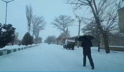 بارش برف، در مناطق مختلف آذربایجان شرقی