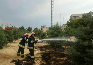 هشدار آتش نشانی قزوین درباره آتش سوزی در علفزار‌ها