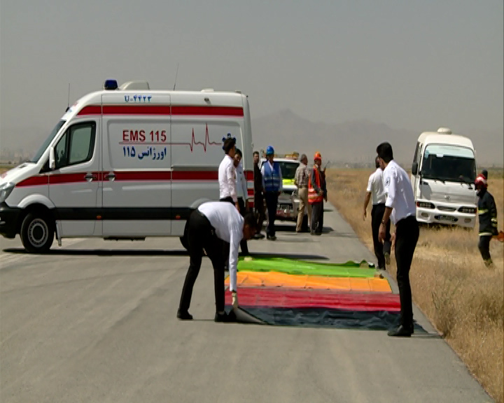 تمرین دوره‌ای طرح اضطراری در فرودگاه اراک