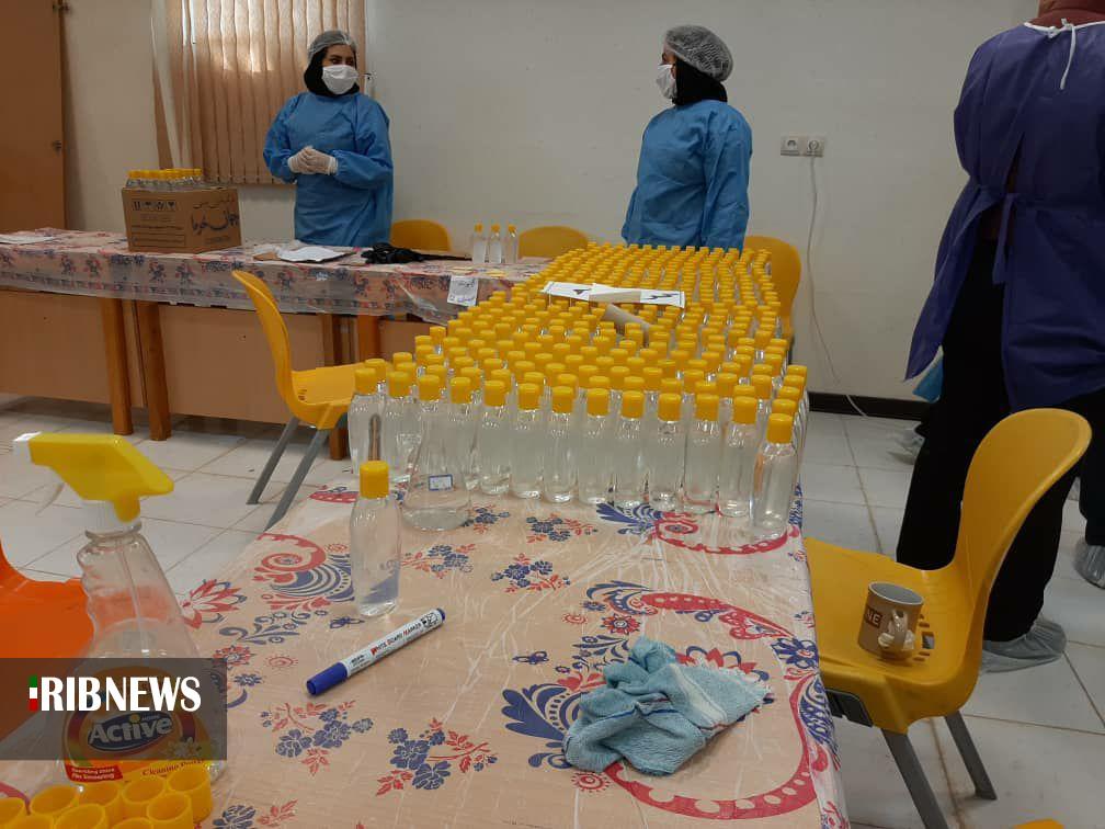 تولید پنج تن مواد ضدعفونی‌کننده دست در بوشهر