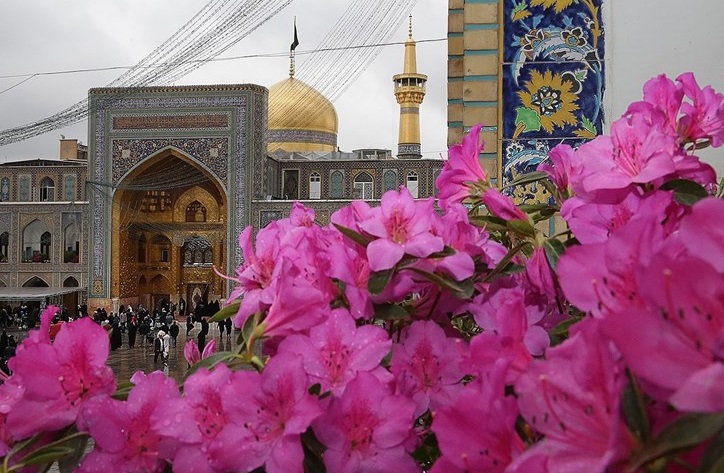 مشهد الرضا ،نورباران  و گلباران  در عید سعید قربان