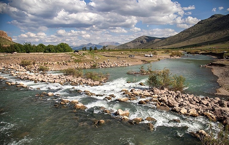 از مصرف ماهیان رودخانه گامسیاب خودداری کنید