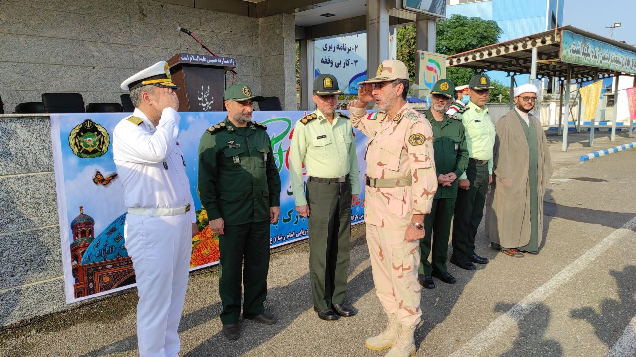 مراسم عهد سربازی در ستاد فرماندهی ناوگان شمال