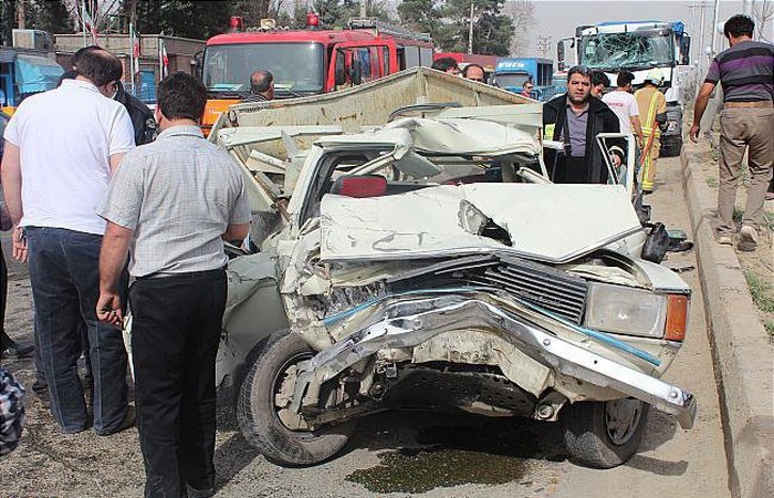 تصادف محور کوهپایه کرمان با یک کشته