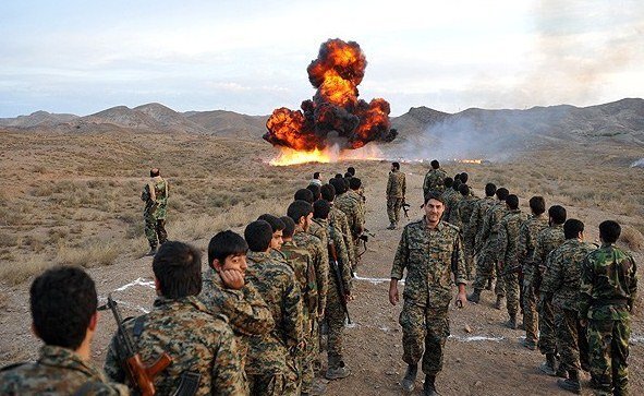 برگزاری رزمایش و افزایش توان رزمی در پایگاه یکم هوانیروز کرمانشاه