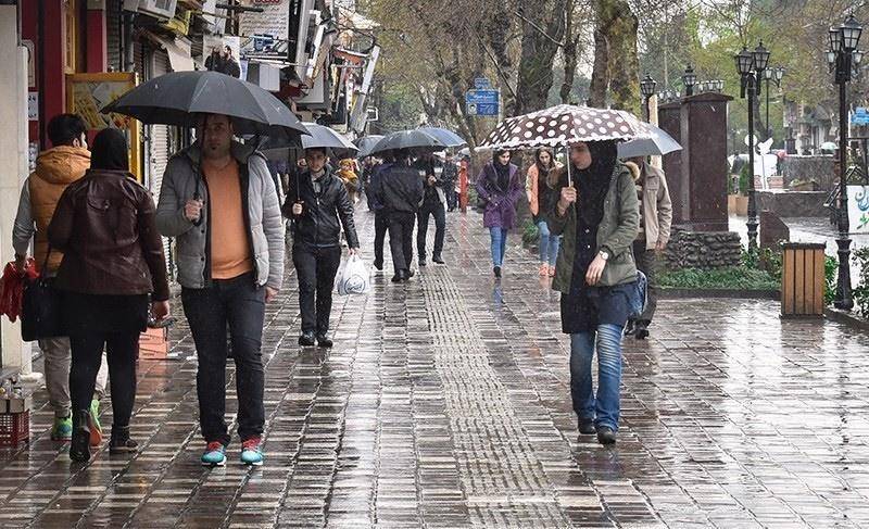 رگبار باران و رعد و برق در ۱۵ استان رگبار باران و رعد و برق در ۱۵ استان