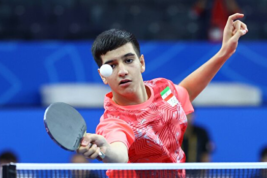 ­قهرمانی پسر ایرانی در تنیس‌روی‌میز بین المللی قطر
