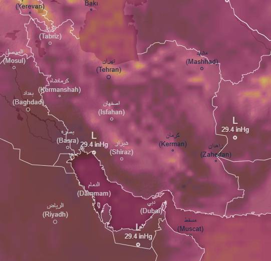  خوزستان گرم‌ترین استان کشور