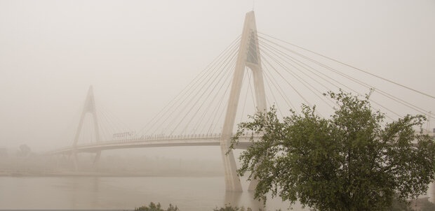 پیش بینی وزش باد و وقوع گرد و خاک محلی در خوزستان