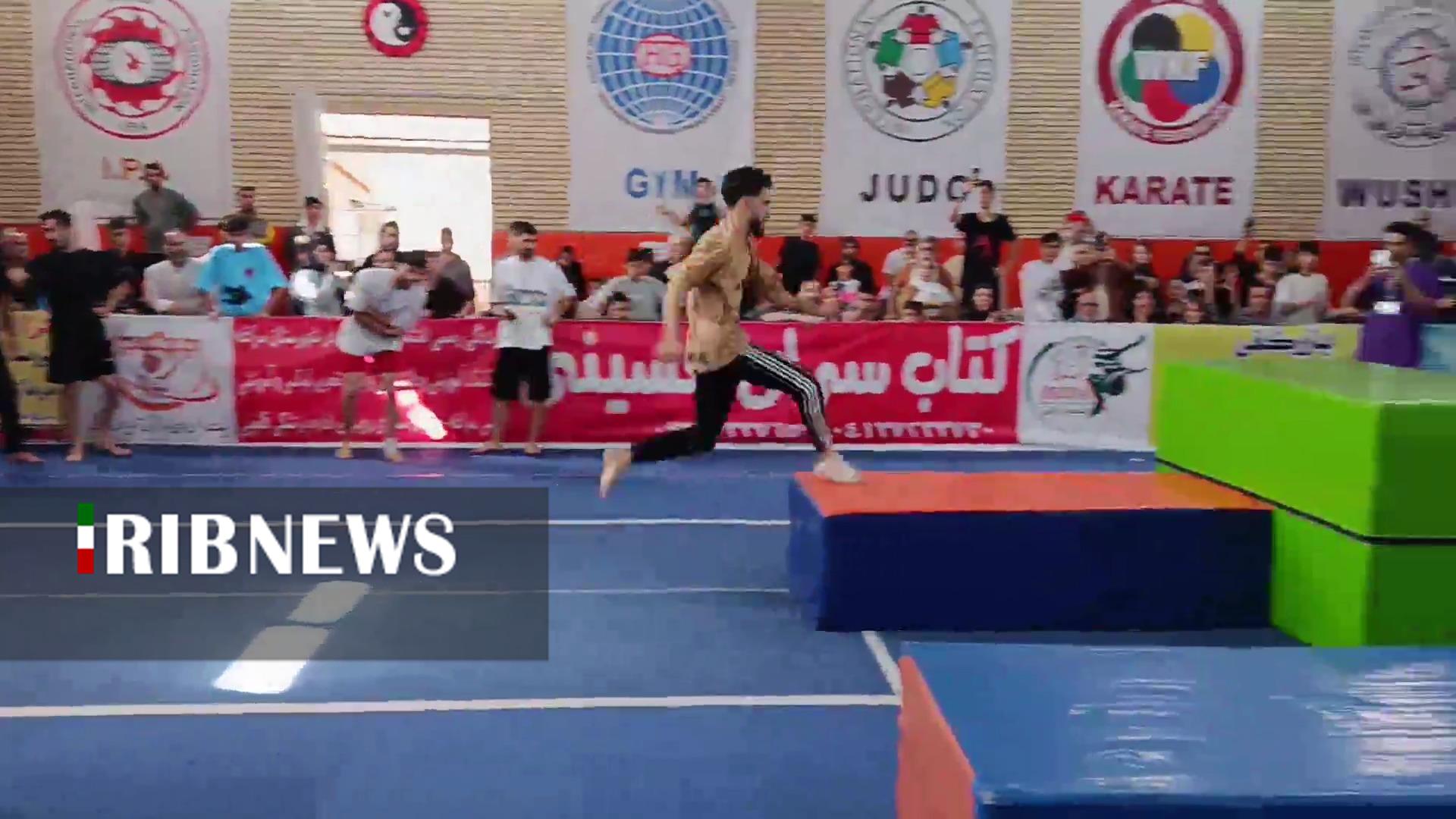 برگزاری مسابقات قهرمانی پارکور آذربایجان شرقی در مراغه