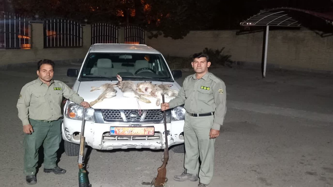 دستگیری شکارچیان غیرمجاز در مراغه