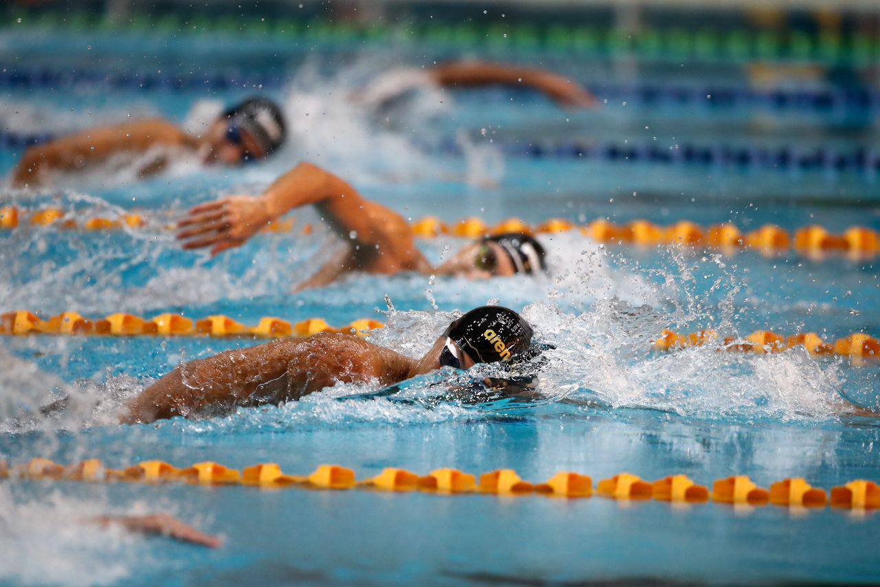 رقابت مهیج برترین شناگران ایران در استخر آزادی