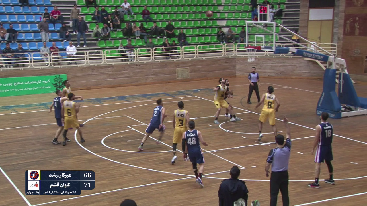 تقابل هیرکان رشت در هفته ششم رقابتهای لیگ حرفه ای بسکتبال باشگاه های کشور تقابل هیرکان رشت در هفته ششم رقابتهای لیگ حرفه ای بسکتبال باشگاه های کشور