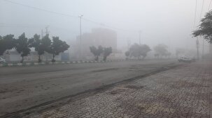 استمرار مه و رطوبت صددرصدی هوا در جنوب غرب خوزستان