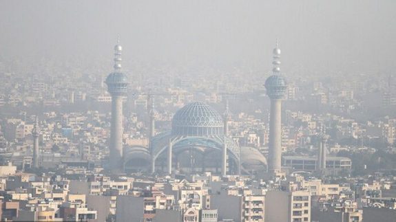 فشار آلودگی برگلوی اصفهان