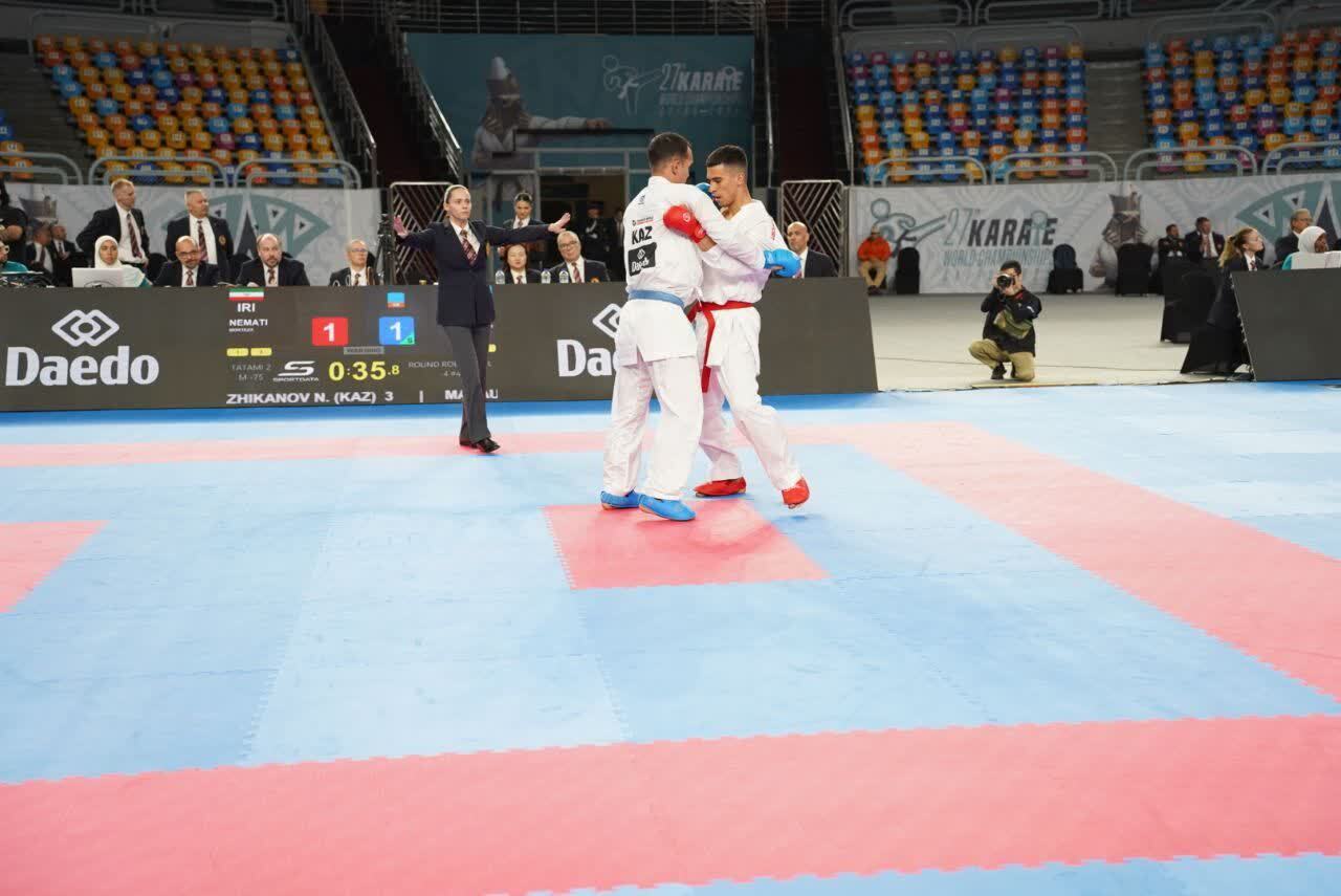 نعمتی از دور رقابت‌های کاراته قهرمانی جهان کنار رفت