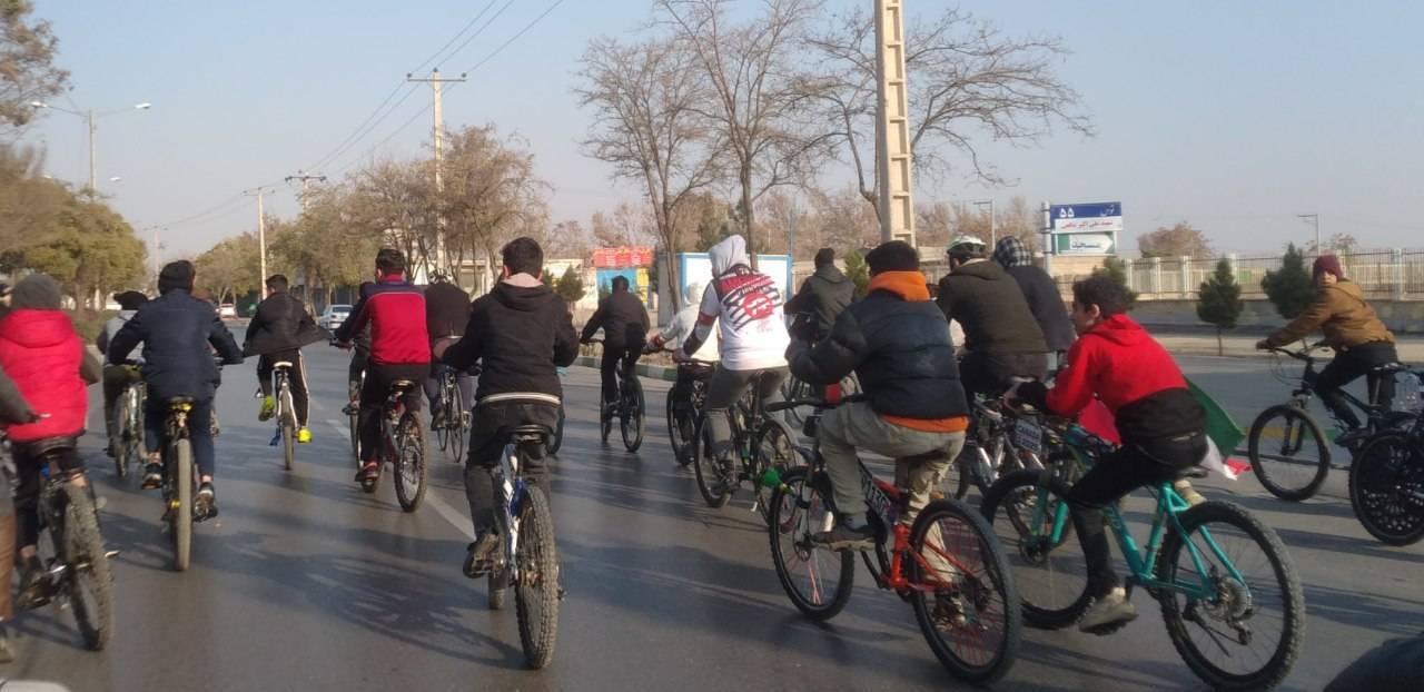 برگزاری همایش دوچرخه سواری در مشهد