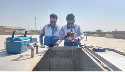 پایش مستمر کیفیت آب مخزن «ساقی کوثر» پیش از بهره‌برداری