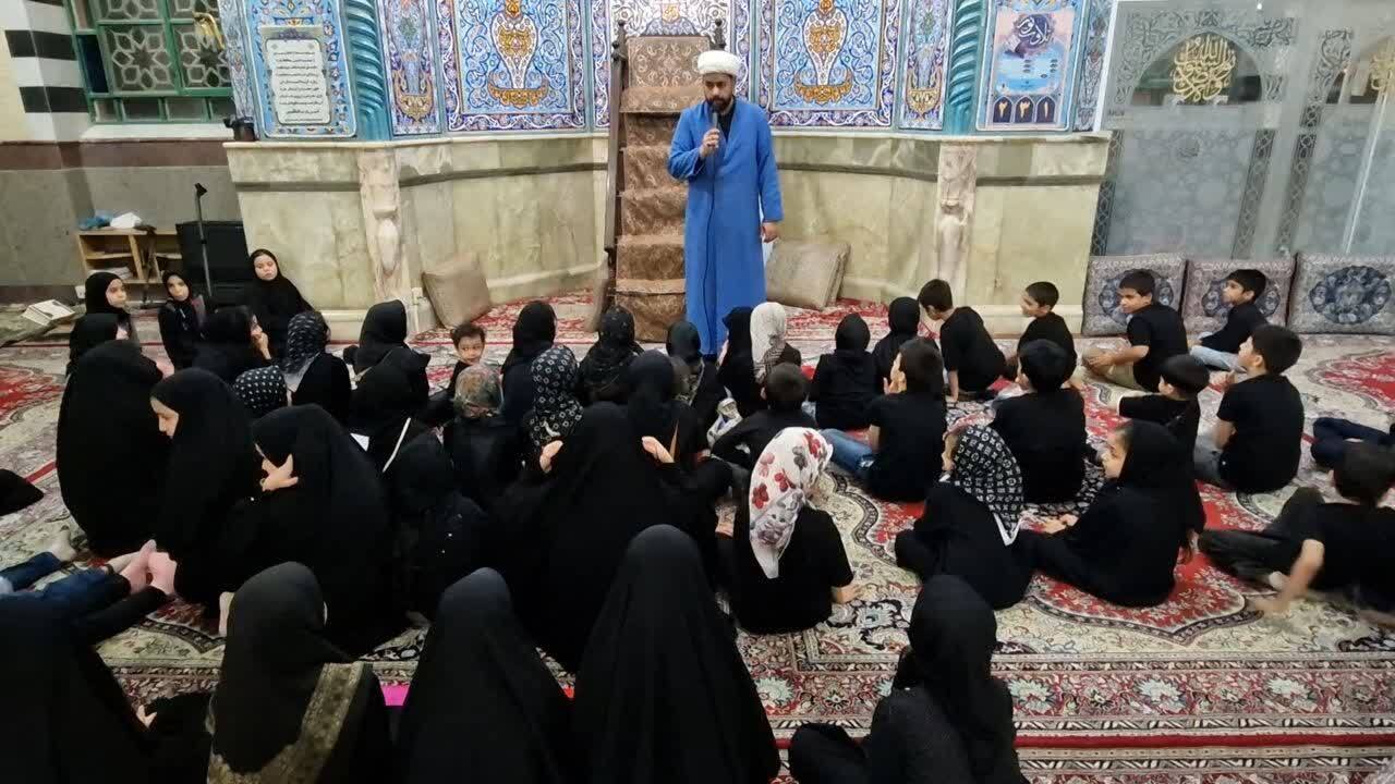 برپایی «حسینیه کودک» در زارچ