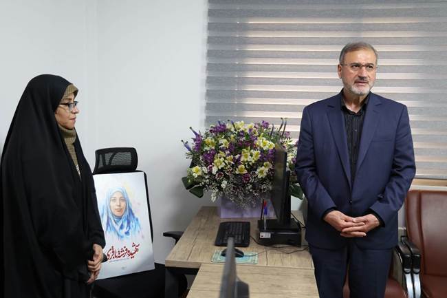 یاد و خاطره فرزند خبرنگار شهید سپهبد باقری گرامی داشته شد