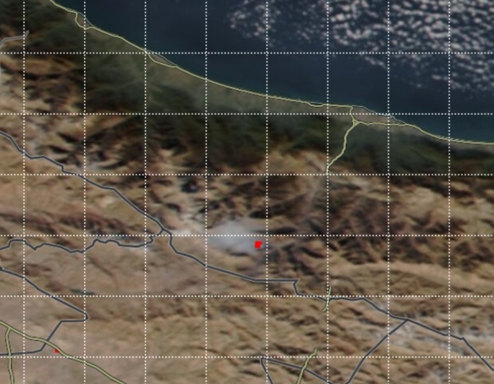 تصاویر ماهواره ای ناسا از منطقه دچار آتش سوزی در جنگل های الیت در جنوب چالوس